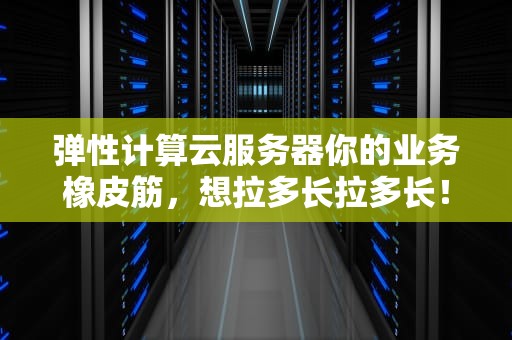 弹性计算云服务器你的业务橡皮筋，想拉多长拉多长！