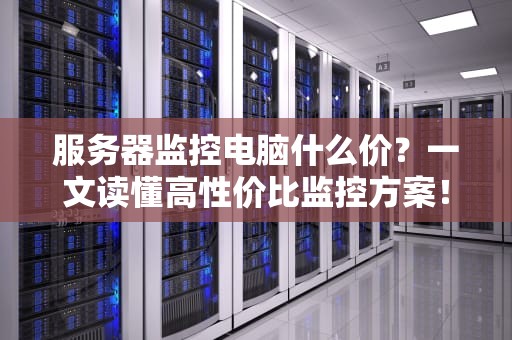 服务器监控电脑什么价？一文读懂高性价比监控方案！