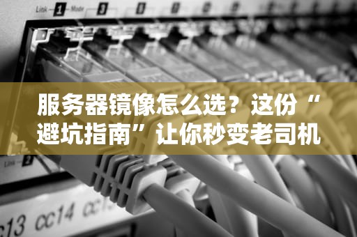 服务器镜像怎么选？这份“避坑指南”让你秒变老司机！