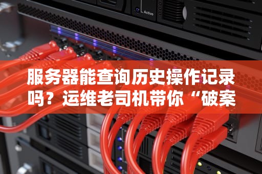 服务器能查询历史操作记录吗？运维老司机带你“破案”不留痕！