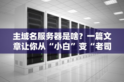 主域名服务器是啥？一篇文章让你从“小白”变“老司机”！