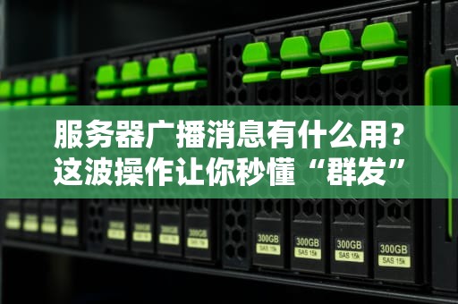 服务器广播消息有什么用？这波操作让你秒懂“群发”黑科技！