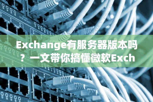 Exchange有服务器版本吗？一文带你搞懂微软Exchange的“全家桶”套餐！