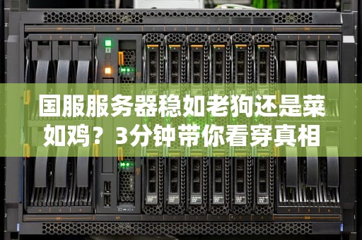 国服服务器稳如老狗还是菜如鸡？3分钟带你看穿真相！