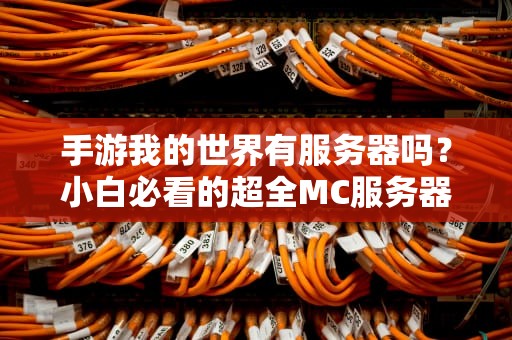 手游我的世界有服务器吗？小白必看的超全MC服务器指南！