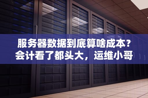 服务器数据到底算啥成本？会计看了都头大，运维小哥笑而不语！