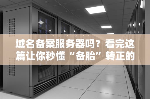 域名备案服务器吗？看完这篇让你秒懂“备胎”转正的骚操作！