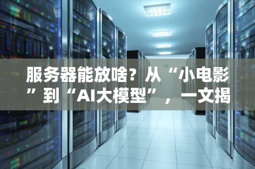 服务器能放啥？从“小电影”到“AI大模型”，一文揭秘服务器的百变收纳术！