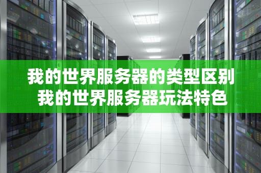 我的世界服务器的类型区别 我的世界服务器玩法特色