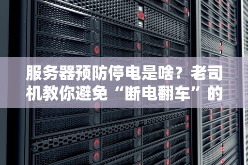 服务器预防停电是啥？老司机教你避免“断电翻车”的骚操作！