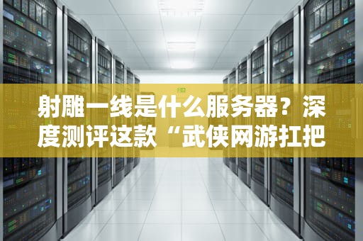 射雕一线是什么服务器？深度测评这款“武侠网游扛把子”的硬核实力！