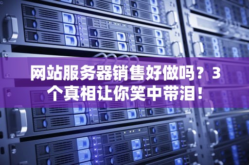 网站服务器销售好做吗？3个真相让你笑中带泪！