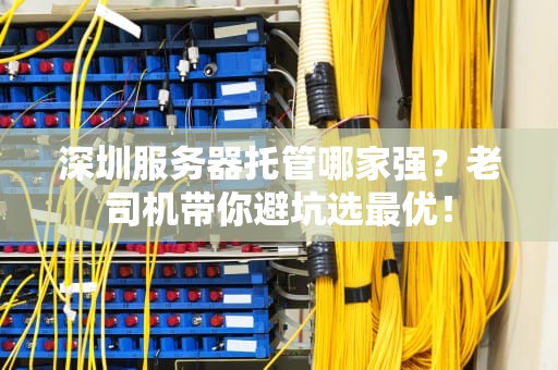 深圳服务器托管哪家强？老司机带你避坑选最优！