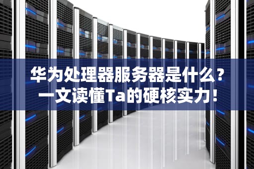 华为处理器服务器是什么？一文读懂Ta的硬核实力！