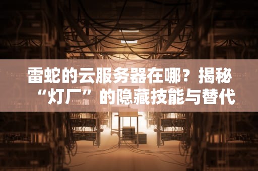 雷蛇的云服务器在哪？揭秘“灯厂”的隐藏技能与替代方案