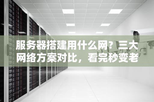 服务器搭建用什么网？三大网络方案对比，看完秒变老司机！