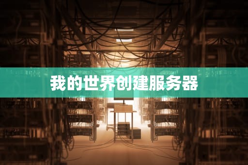 我的世界创建服务器