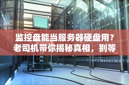 监控盘能当服务器硬盘用？老司机带你揭秘真相，别等数据崩了再后悔！