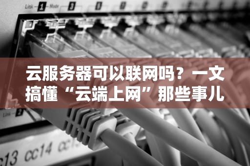 云服务器可以联网吗？一文搞懂“云端上网”那些事儿！