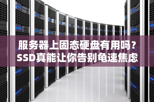 服务器上固态硬盘有用吗？SSD真能让你告别龟速焦虑？