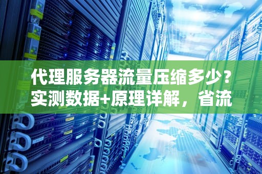 代理服务器流量压缩多少？实测数据+原理详解，省流量就靠它了！