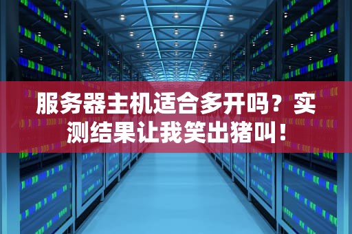 服务器主机适合多开吗？实测结果让我笑出猪叫！
