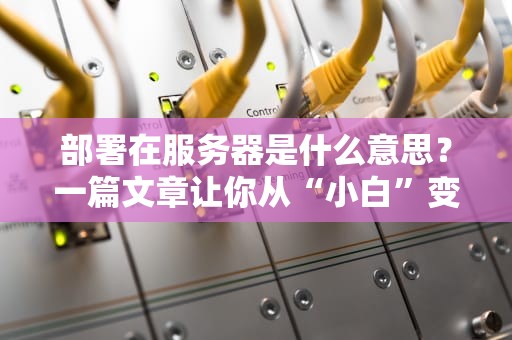 部署在服务器是什么意思？一篇文章让你从“小白”变“大神”！