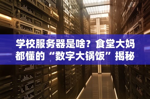 学校服务器是啥？食堂大妈都懂的“数字大锅饭”揭秘！