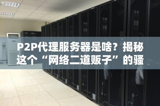 P2P代理服务器是啥？揭秘这个“网络二道贩子”的骚操作！