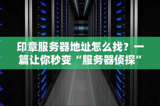 印章服务器地址怎么找？一篇让你秒变“服务器侦探”的指南