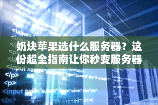 奶块苹果选什么服务器？这份超全指南让你秒变服务器老司机！