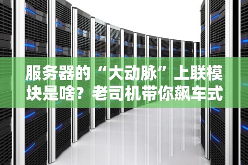 服务器的“大动脉”上联模块是啥？老司机带你飙车式科普！