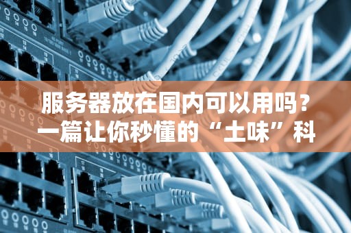 服务器放在国内可以用吗？一篇让你秒懂的“土味”科普！