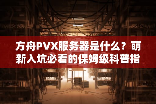 方舟PVX服务器是什么？萌新入坑必看的保姆级科普指南！