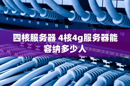 四核服务器 4核4g服务器能容纳多少人