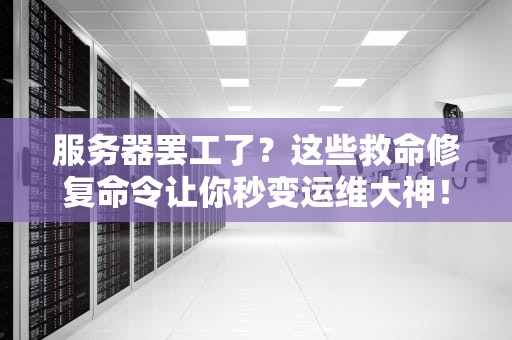 服务器罢工了？这些救命修复命令让你秒变运维大神！