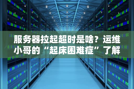 服务器拉起超时是啥？运维小哥的“起床困难症”了解一下！