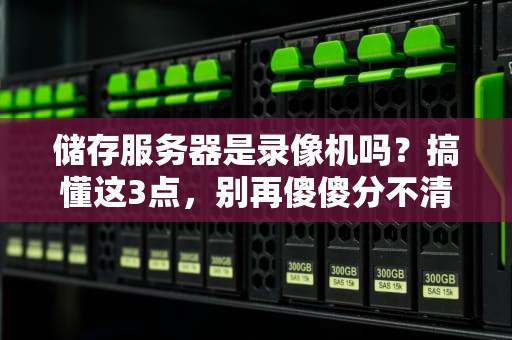 储存服务器是录像机吗？搞懂这3点，别再傻傻分不清！