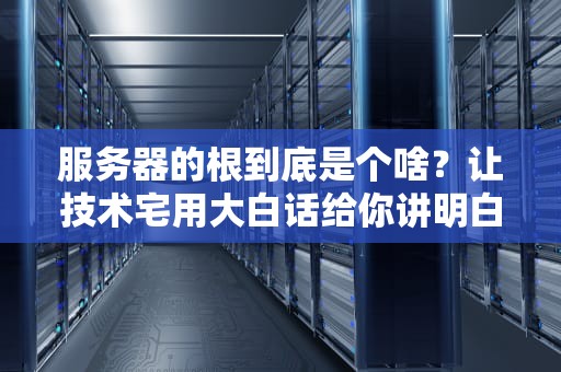 服务器的根到底是个啥？让技术宅用大白话给你讲明白！