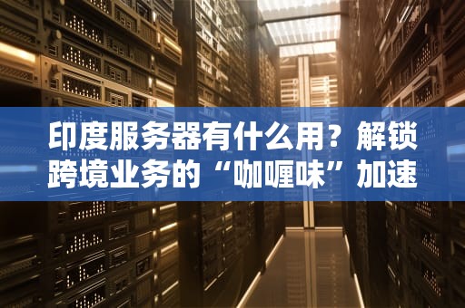 印度服务器有什么用？解锁跨境业务的“咖喱味”加速器！