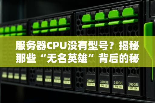 服务器CPU没有型号？揭秘那些“无名英雄”背后的秘密！