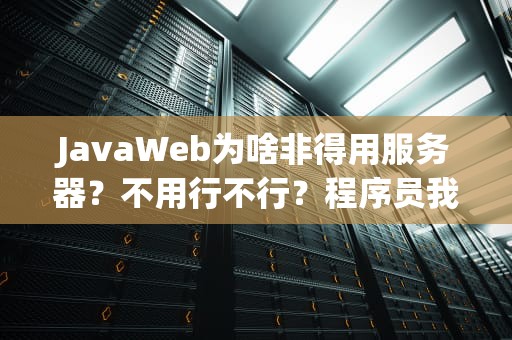 JavaWeb为啥非得用服务器？不用行不行？程序员我选择当场躺平！