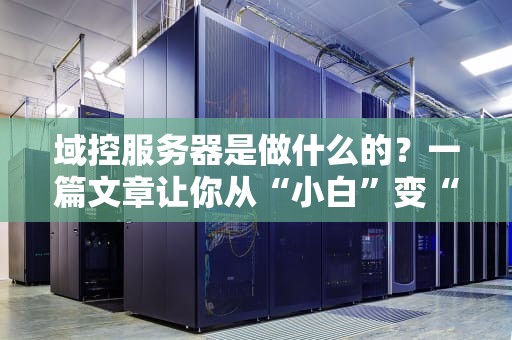 域控服务器是做什么的？一篇文章让你从“小白”变“砖家”！