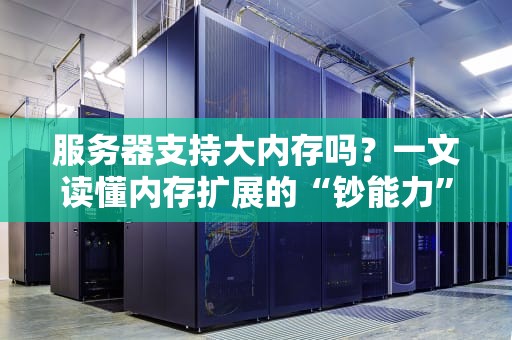 服务器支持大内存吗？一文读懂内存扩展的“钞能力”与“翻车现场”