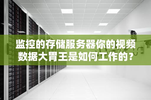 监控的存储服务器你的视频数据大胃王是如何工作的？