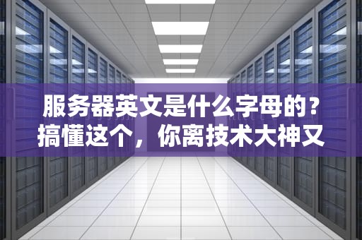 服务器英文是什么字母的？搞懂这个，你离技术大神又近了一步！