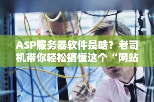 ASP服务器软件是啥？老司机带你轻松搞懂这个“网站发动机”！