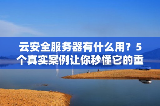 云安全服务器有什么用？5个真实案例让你秒懂它的重要性！