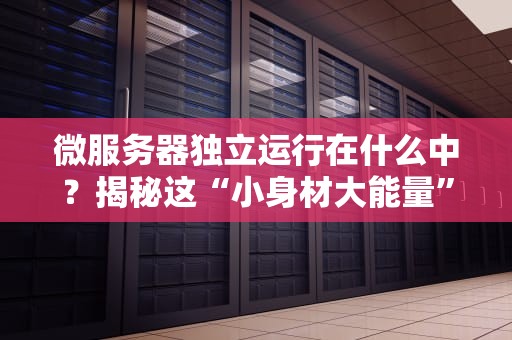 微服务器独立运行在什么中？揭秘这“小身材大能量”的科技秘密！