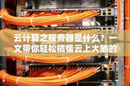 云计算之服务器是什么？一文带你轻松搞懂云上大脑的奥秘！
